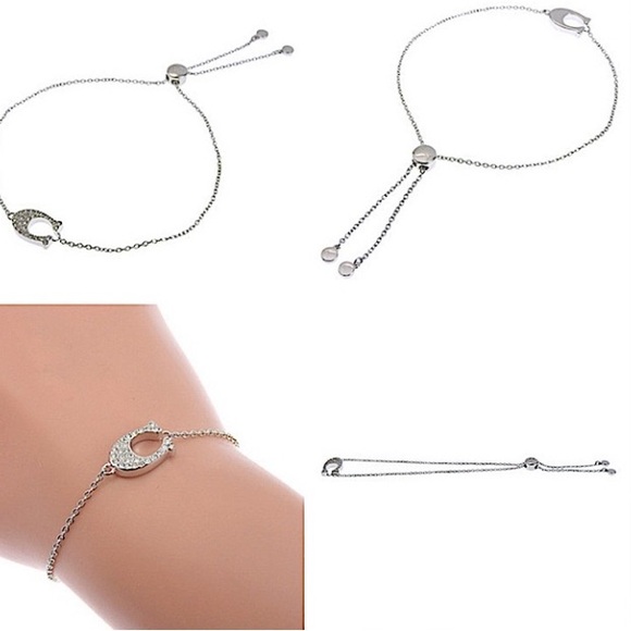 COACH Pave Signature Slider Bracelet NWT/NEW with Dust bag - Picture 3 of 15